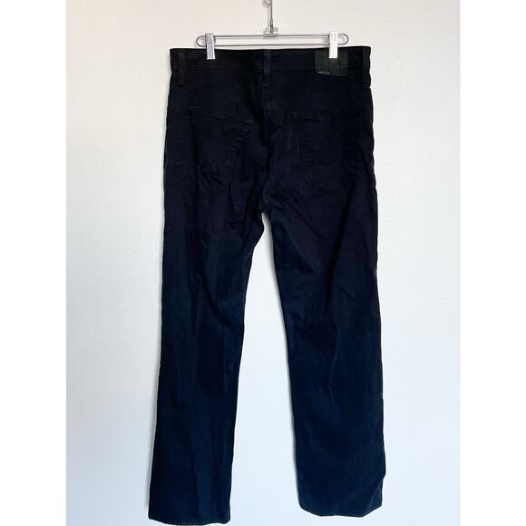 AG Adriano Goldschmied Jeans Mens 33x34 Black The Protege Straight Leg USA - Picture 2 of 6
